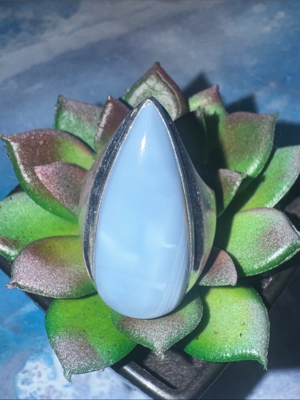 Owyhee Opal Silver Ring